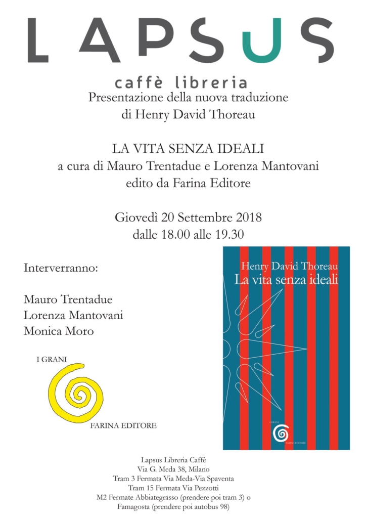 presentazione Thoreau Lapsus